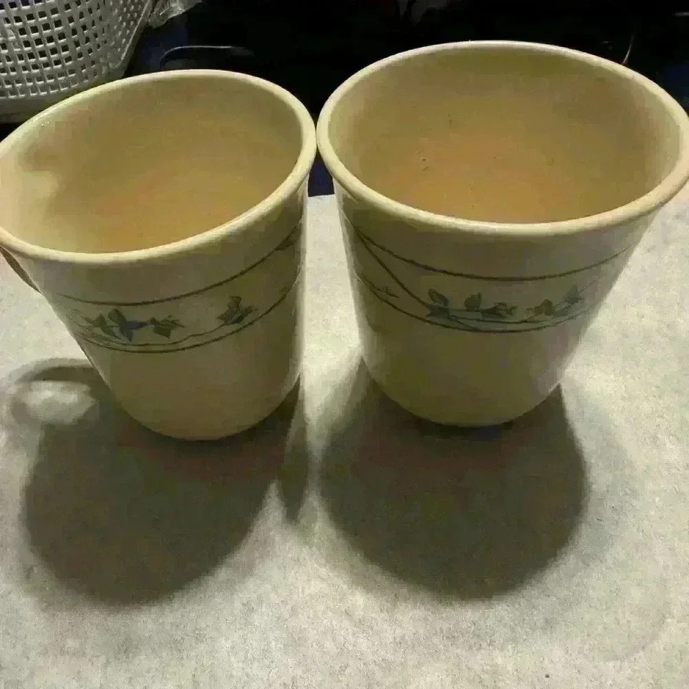 Corelle First of Spring Two Coffee Mugs in Excellent Condition